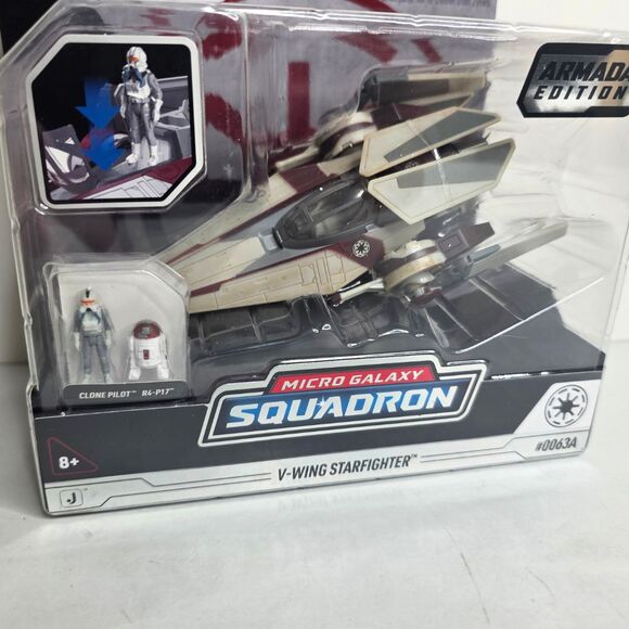 Star Wars Micro Galaxy Squadron V-WING 0063A & V-19 TORRENT STARFIGHTER 0173 SET - Picture 3 of 16